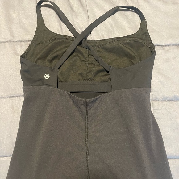 Black RacerBack Workout Tank - Picture 2 of 3